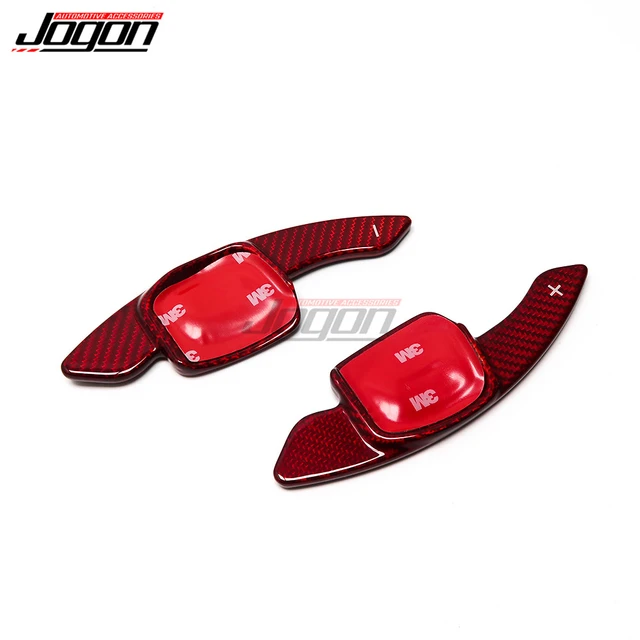 Red Carbon Steering Wheel Paddle Shifter For VW Golf 8 MK8 GTI R Line  2021-2023