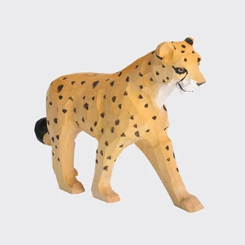 

Gorilla Leopard Zebra Art Sculpture Decorations Beast Statue Animal Figurine Wood Craft Window Dressing Home Decorations R4859