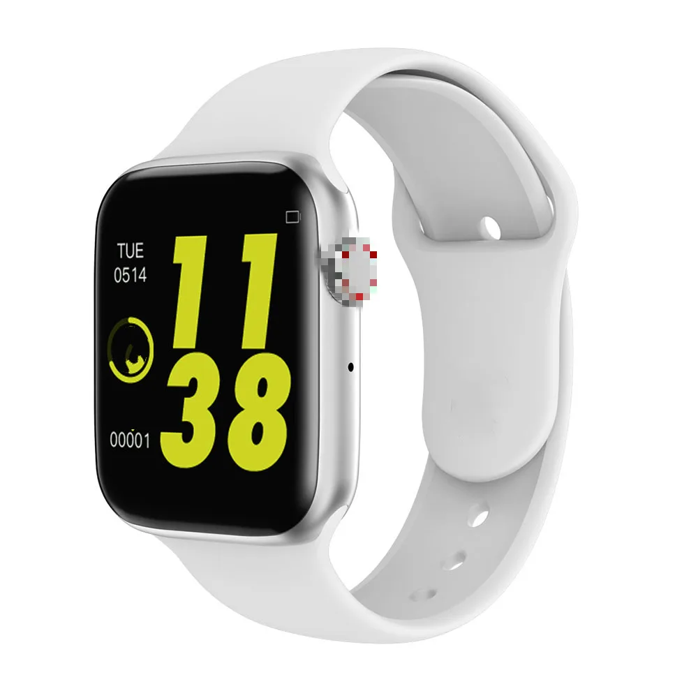 Белый Cheapest44mm Смарт Браслет для проверки сердечного ритма SE сердечного ритма ECG Bluetooth пульт дистанционного управления Notifier спортивные часы для Apple Android телефон VS IWO 7 8 9 - Цвет: Белый