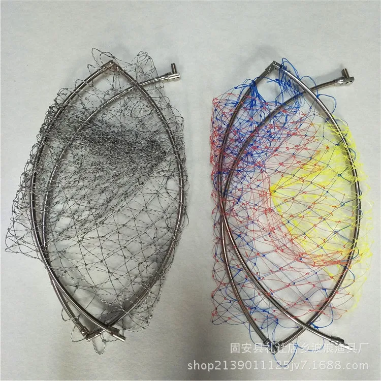 Angling поставки копировальная решетка Dyneema Складная решетка цветная шелковая решетка из нержавеющей стали материал копировальная решетка