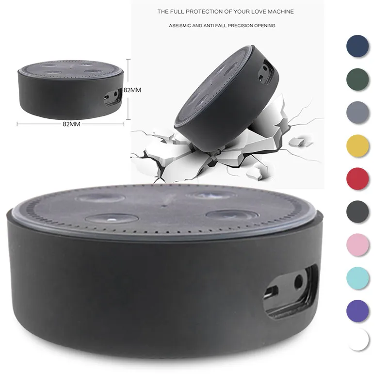 Силиконовый защитный ультратонкий чехол для Amazon Echo Dot 2nd | Электроника