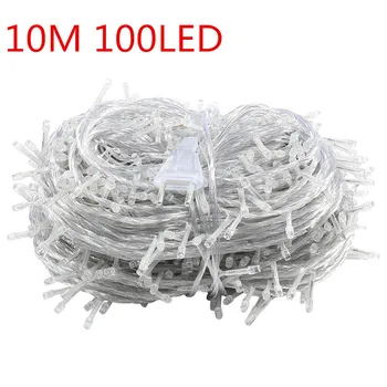 

New Year 220V 110V LED Light String Garland for Home Party Wedding Christmas Decor 10M 100 LED Chain Fairy String Lights Navidad
