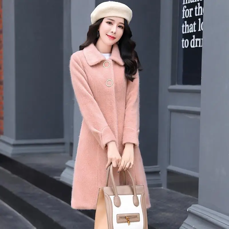 

Autumn Winter Women Fur Coat Plus Covere Button Casual Soft Jacket Thick Plush Overcoat Short Tops Outerwear female coat casual