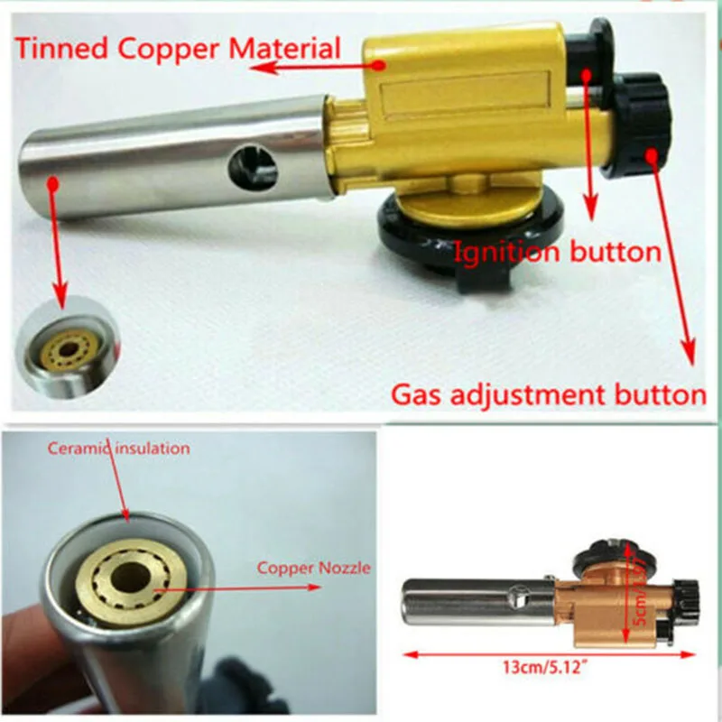 Струйная фонарь жигалка зажигалка с газовым пламенем ветрозащитная