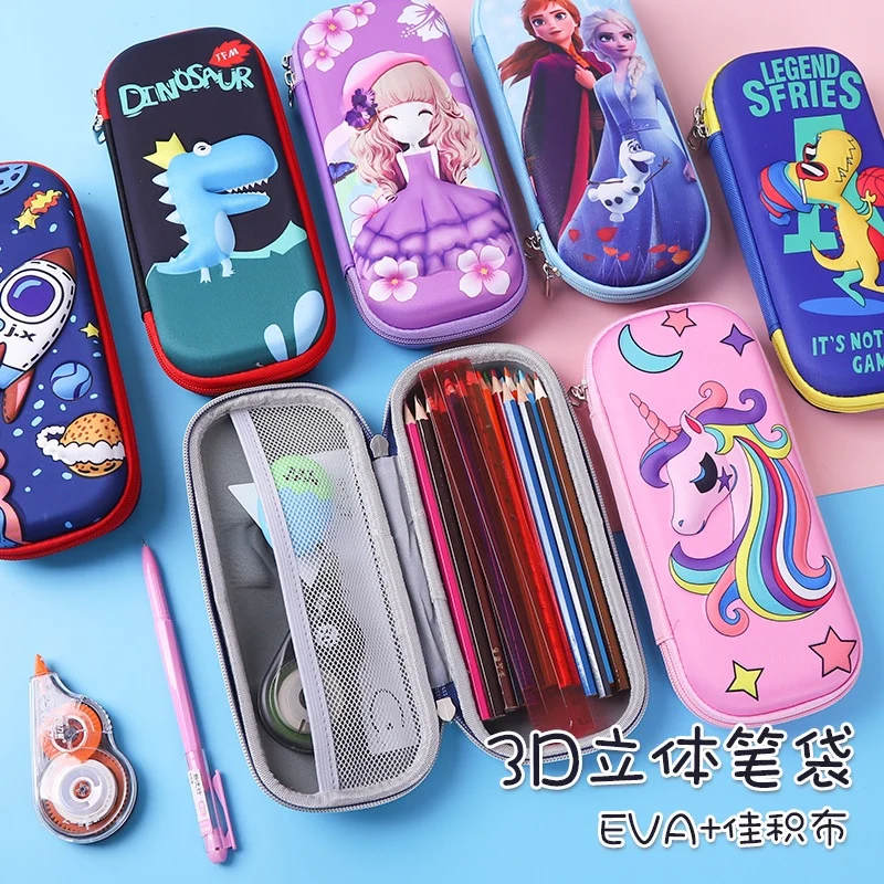 

Kawaii Мультфильм Начальная школа Детские Канцелярские принадлежности коробка 3D Милый мальчик девочка Канцтовары коробка на заказ креативный карандаш приз коробка