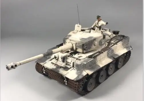 Немецкий Тигр I 1/32 литой под давлением модель готовой Танк FOV |