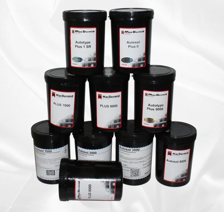 Autotype Plus 7000/8000 Blue Textile Pure Photopolymer Screen Printing Emulsion Photo-sensitive Resist for Silk Screen Printing