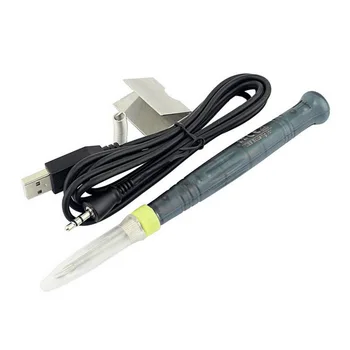 

Quality Mini Portable USB 5V 8W Electric Powered Soldering Iron Pen/Tip Touch Switch Hot Sale