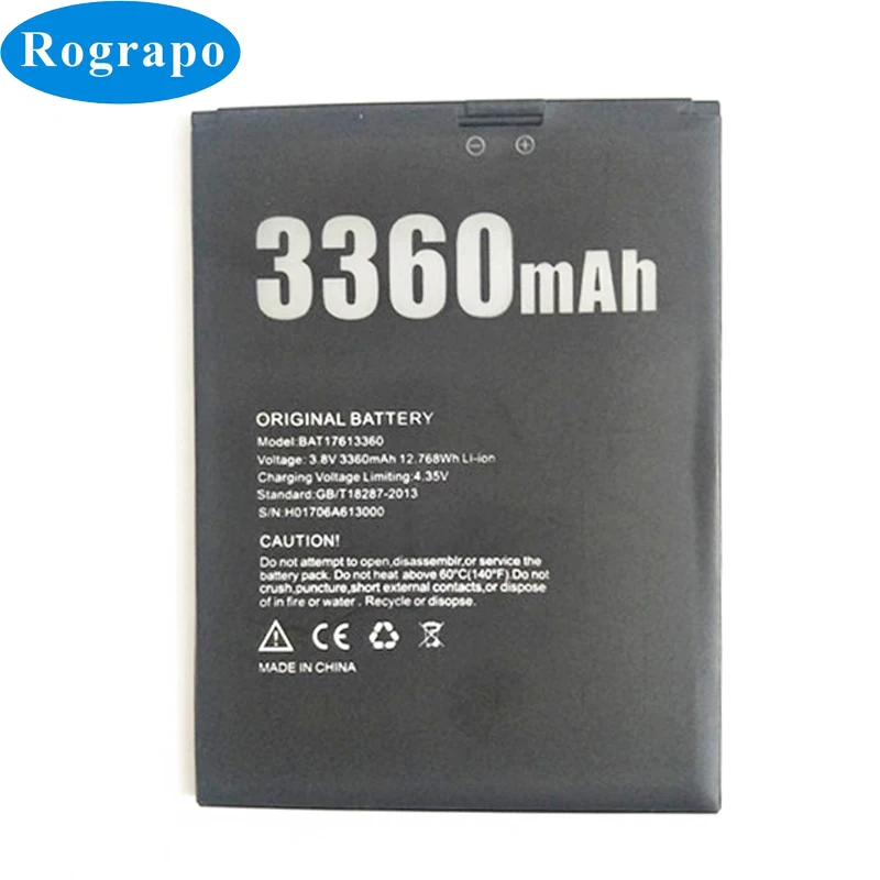 Новинка 3360 мАч BAT17613360 оригинальная запасная батарея Bateria Batterij Для DOOGEE X30 мобильный