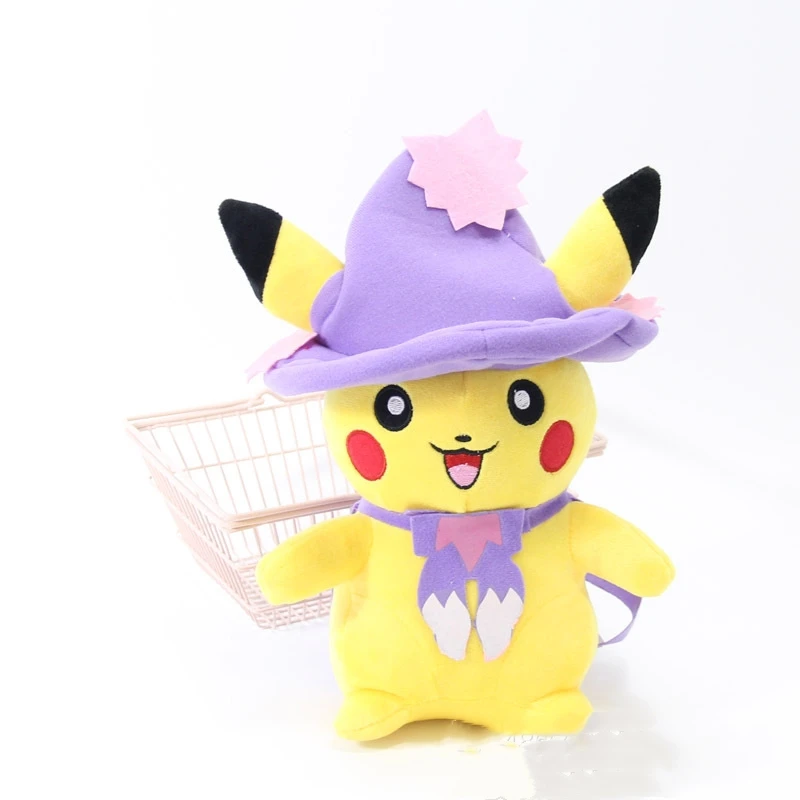 25 см Q версия плюшевый Пикачу крест туалетный COS Такара TOMY Pokemen игрушки куклы для детей подарок