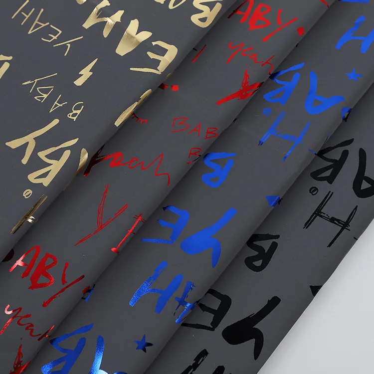 Najtaniej Nowa tkanina odblaskowa tkanina angielski alfabet bestsellery luminous tkanina fala marka luminous tkanina tkanina odblaskowa