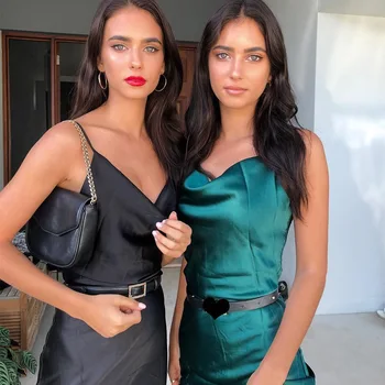 

New Fashion Women Ladies Sexy Halter Slit Dresses