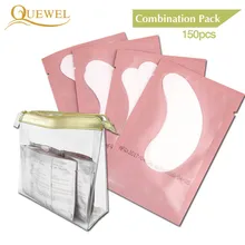 150 пар/упак. накладки для наращивания ресниц, прививочные наклейки для глаз, 8 цветов, накладки для ресниц под глазами, бумажные накладки для глаз, инструмент для макияжа Quewel