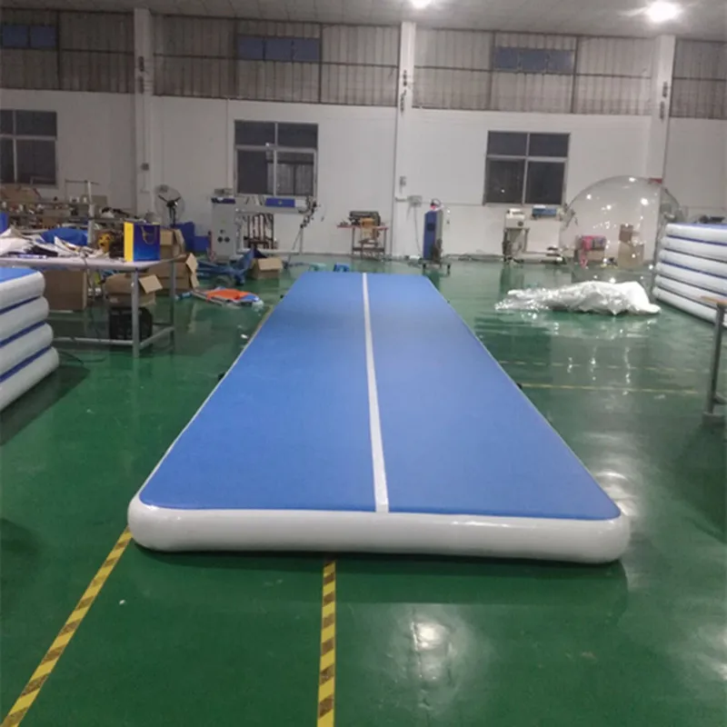 HIBADOU 6m,7m,8m Inflatable Air Track Tumbling Mat Gym AirTrack For Track Air Inflatable Mat for Gymnastics Training