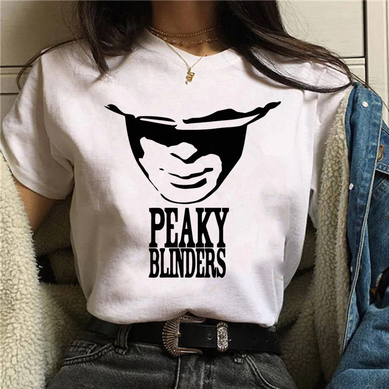 Peaky Blinder футболка Женская Harajuku Ullzang графическая футболка Веселая мультяшная футболка 90s эстетический корейский стиль Топы Футболки женские