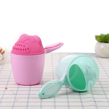 

Baby Shampoo Cup Baby Spoon Shower Bath Water Bailer Bathing Helper Children Bath Accessories