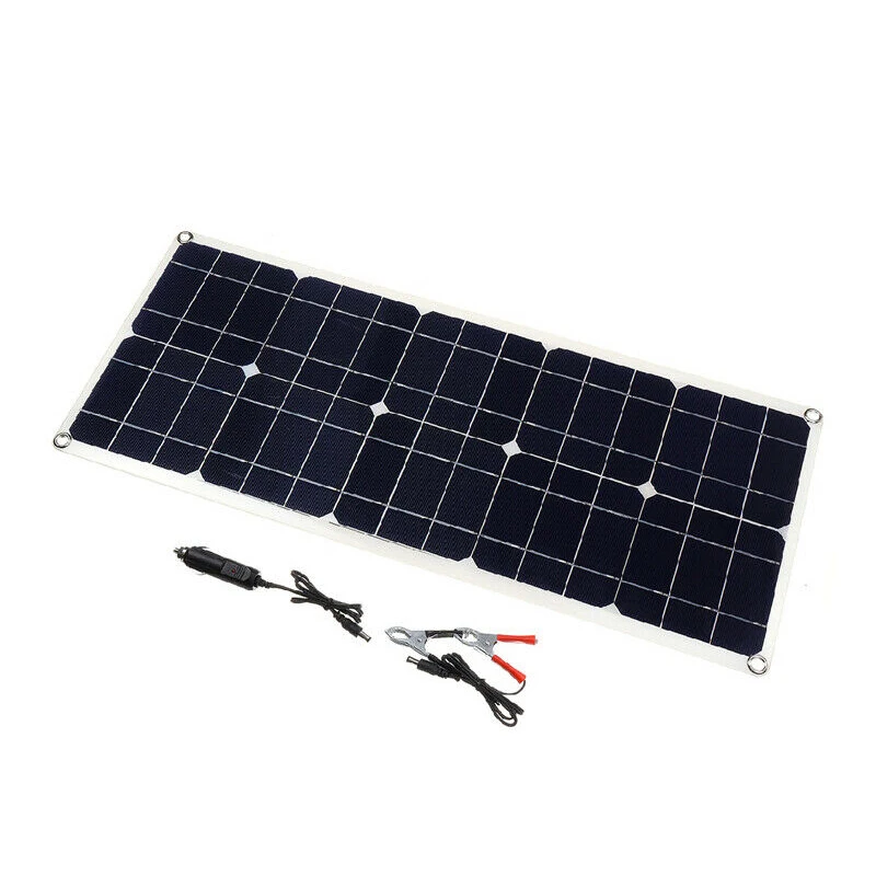 100 Вт 18 в двойной USB Солнечная Панель зарядное устройство для лодки автомобиля дома кемпинга пеших прогулок