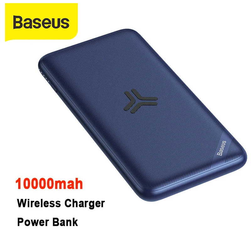 Baseus 10000mah Power Bank Big Capacity Wireless Charger Powerbank PD3.0 QC3.0 Fast Charging Portable External Battery Charger