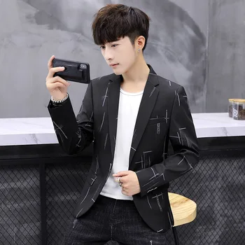 

Male Suit 2019 Pack Hairstyle Teacher Coat Groom Marriage Wedding Dress Youth Small Suit