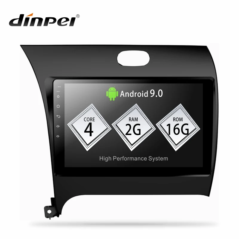 Dinpei Android 9 0 автомобильный Радио мультимедийный плеер для Kia cerato K3 forte 2013 2014 2015 2016 gps