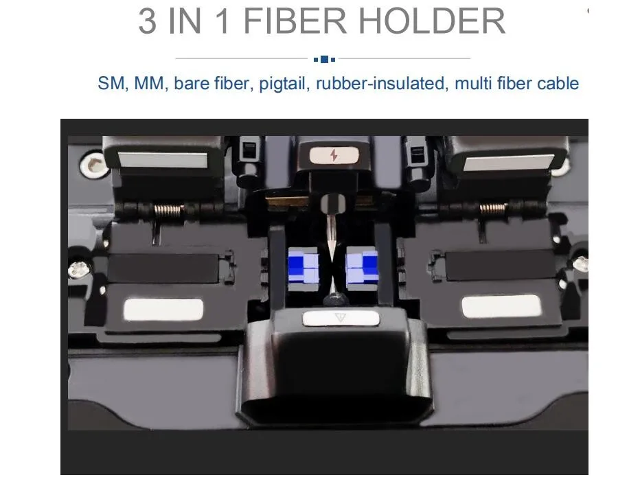 Fusion Splicer Многофункциональный волоконно-оптический Ai-7s-Fiber Английский-меню 6 секунд ftth полностью автоматический