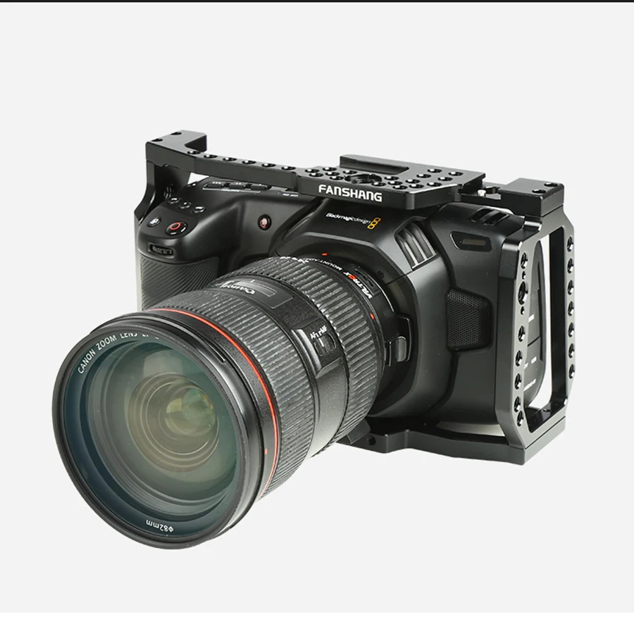 Viltrox клетка для камеры Blackmagic Pocket cinema camera BMPCC 4K Защитная клетка с 1/4 ''3/8'' винтовой рукояткой с последующим фокусом