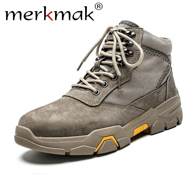 

Mekmak Winter Men Boots Autumn Leatehr Shoes Man Large Size 39 48 Work Safety Man Snow Boot Comfortable Outdoor Hiking Boot Mens