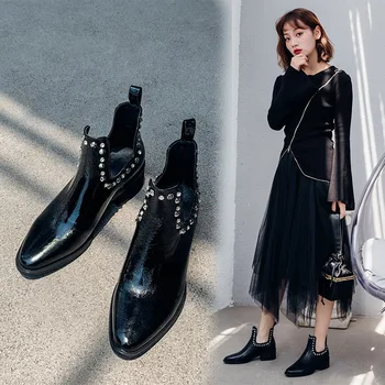 

Martin Boots Women's British-Style New Style WOMEN'S Boots WOMEN'S Boots Women's