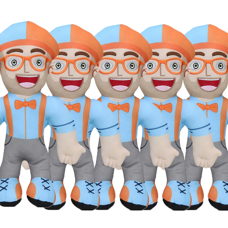 30 шт./лот 32 см Обучающие видео для детей Blippi плюшевые игрушки мягкие куклы