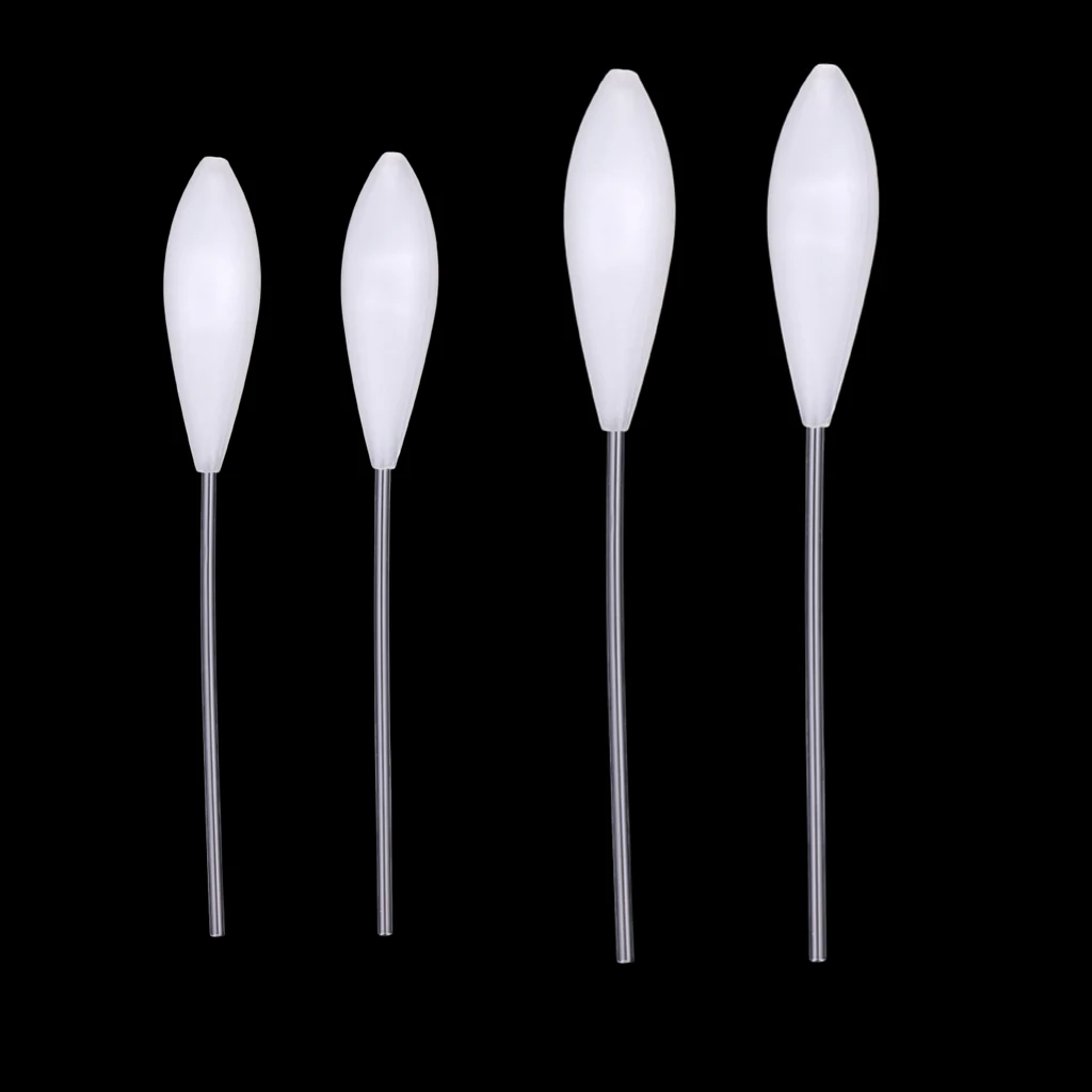 

4pcs Acrylic Bombarda Floats Fly Fishing Casting Floats Bobber 5.7g & 10g