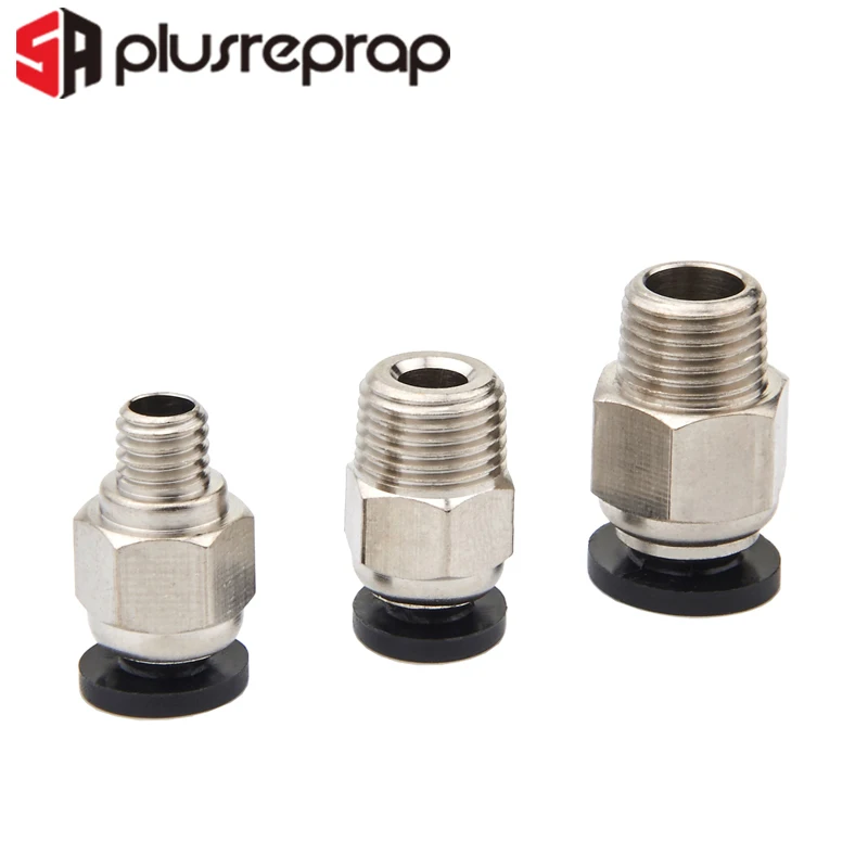 Pneumatic Connectors Bowden Extruder J-head Hotend for OD 4mm or 6mm PTFE Tube Quick Coupler j-head Fittings 3D Printer Parts