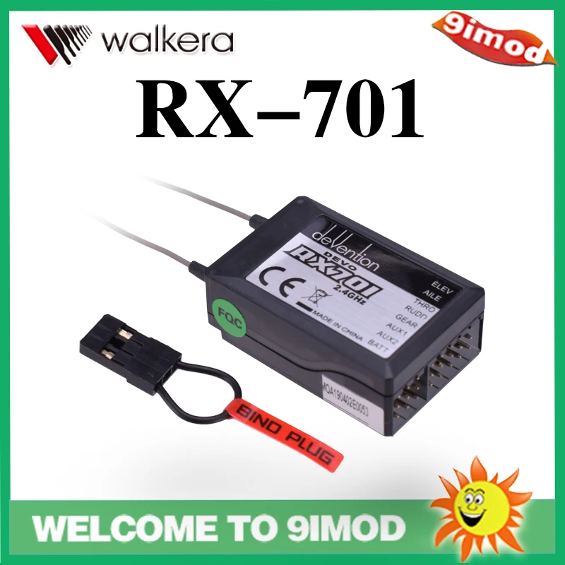 Приемник Walkera RX701 2,4 ГГц 7CH для Devention DEVO 6 7 8 10 12 дистанционный передатчик RC вертолет часть