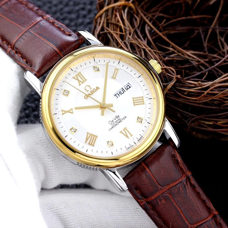 

Omega-high-end ceramic bezel men's and women's simple automatic movement 007 watch designer watch watch 1886