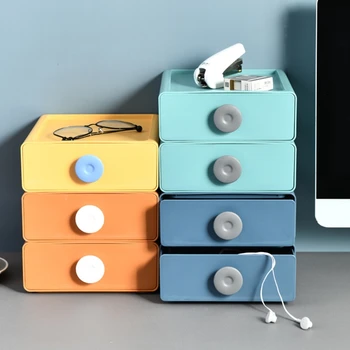 

Japanese Style Drawer Storage Box Stackable Home Office Desktop Organizer Stationery Pen Mobile Phone Jewelry Sundries Container