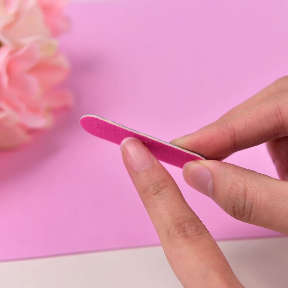 

100pcs Mini Nail File Double Side Nail Buffer Sanding Polish Nail Art Tools