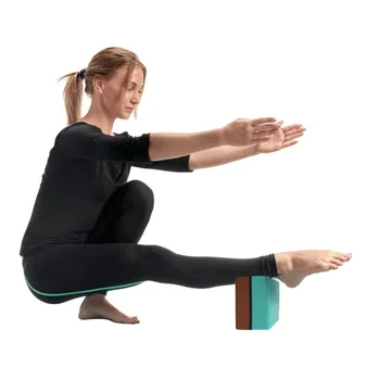 

Fitness Block High Density EVA Anti Slip Resist Compression Yoga Brick Stretching Accessories