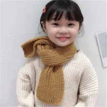 Корейский стиль, новинка, теплый сезон, вязаный шерстяной шарф, воротник для мальчиков и девочек, сокровище, общий Детский шарф GY022