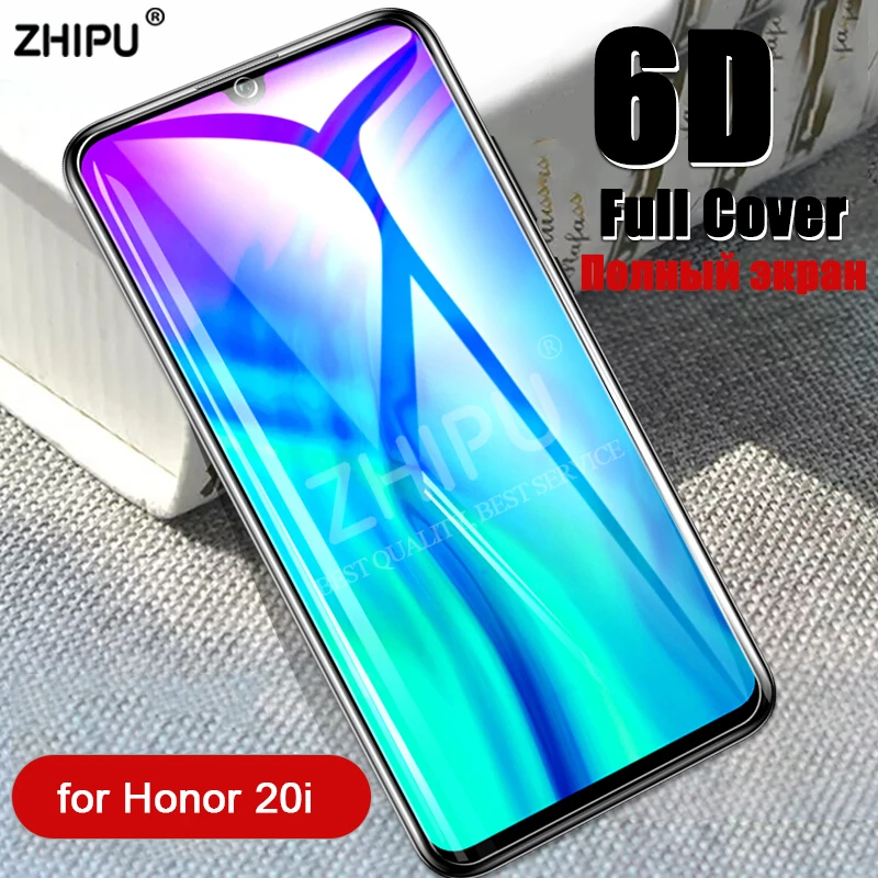 6D закаленное стекло для HUAWEI Honor View 20 V30 Pro Полное покрытие изогнутая Защитная пленка для экрана Honor V20 20i 20s защитное стекло - Цвет: Honor 20i