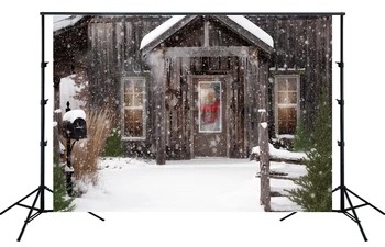 

Christmas Winter Backdrop for Christmas Party Decoration HUAYI Vinyl Xmas Background Photo Booth Baby Portraits ES-12