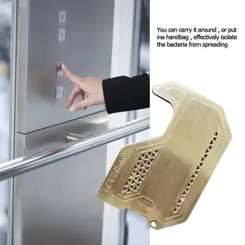 

Elevator Opening Artifact No Touch Open Door Assistant Handle Keychain Key Opener Multifunctional Anti-contact Elevator Too O3L4
