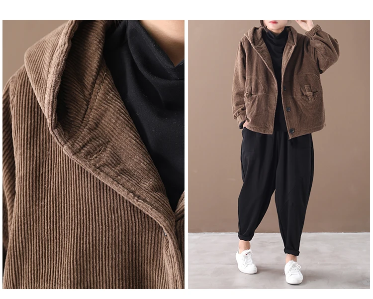 Max LuLu Роскошные корейские Брендовые женские уличные готические зимние куртки теплая парка с капюшоном винтажные вельветовые стеганые пальто