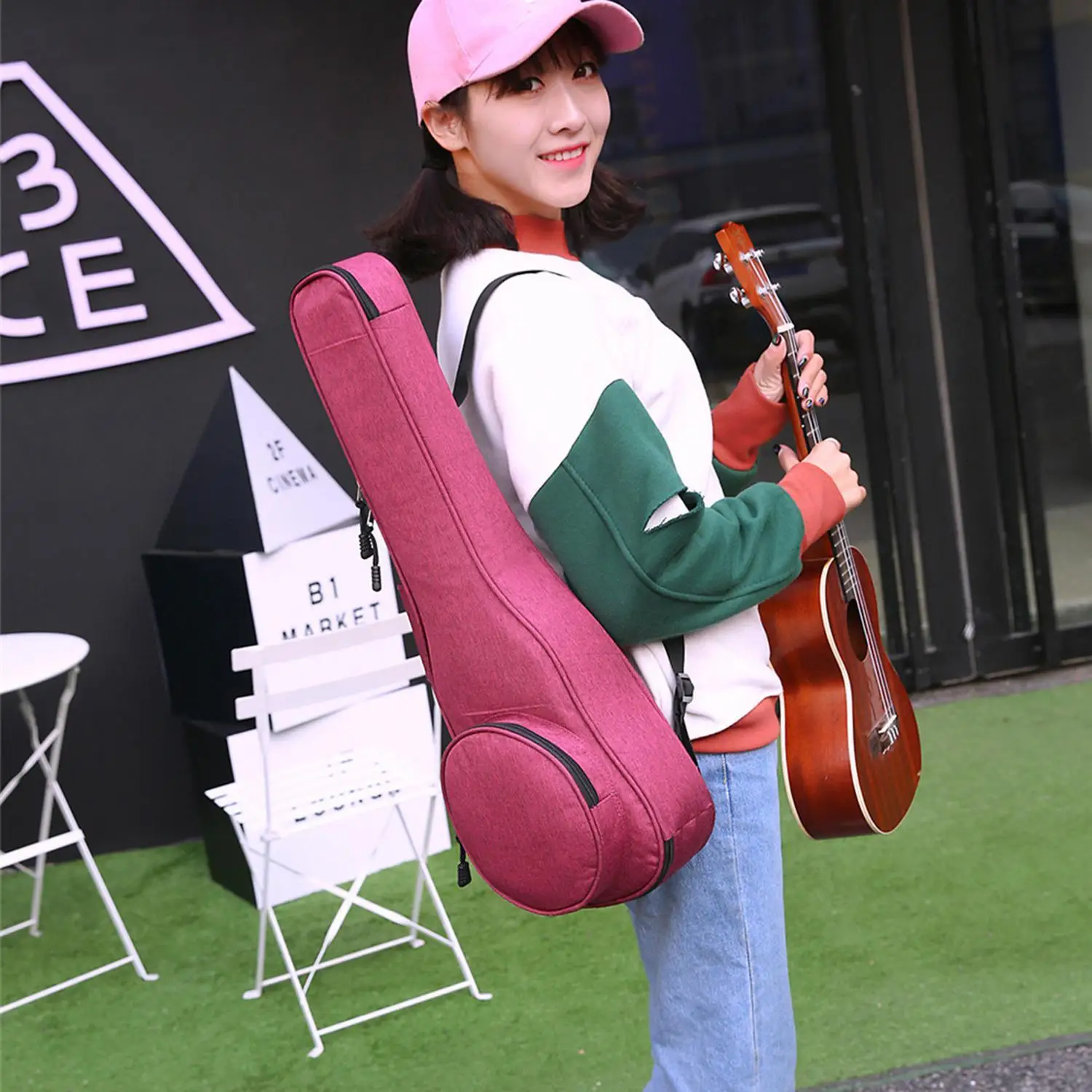 Новые Cato Ukulele Tas Softshell Gig водонепроницаемые Туфли оксфорды Doke Ukelele Hawaii четыре Snappy