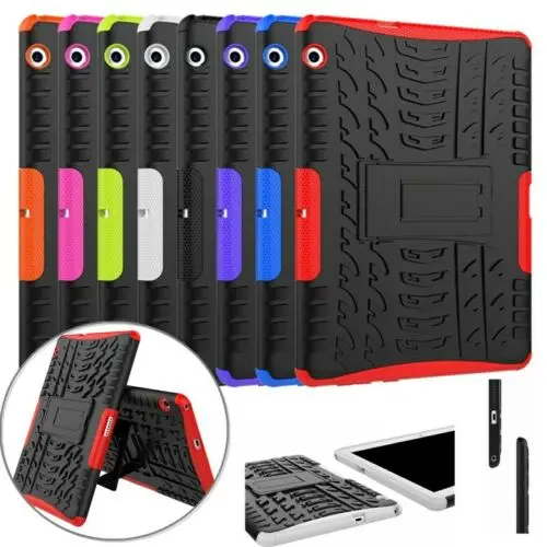 

For Huawei MediaPad T5-10.1 Tablet Hybrid TPU Armor Shockproof Kickstand Case
