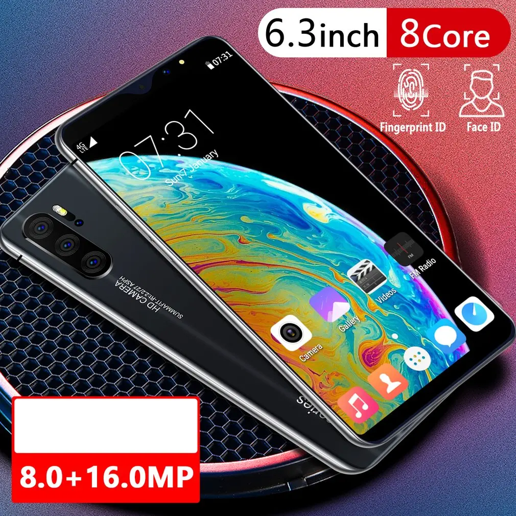 P31Pro мобильный смартфон 3g Ram+ всего 64 ГБ(Rom 32 ГБ+ Sd 32 ГБ) 3800 мАч мобильный телефон две sim-карты
