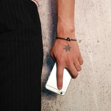 Vnox Узел Браслет-манжета манжетой браслет для Для мужчин Браслеты нержавеющей стали Браслеты pulseiras ювелирные изделия