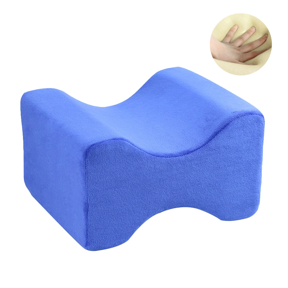 Подушка из пены памяти 3 цвета Ортопедическая подушка латексная подушка для шеи волоконно-медленный отскок Массажер для здоровья шейки матки подушка - Цвет: Blue 26x20.5x15.5cm