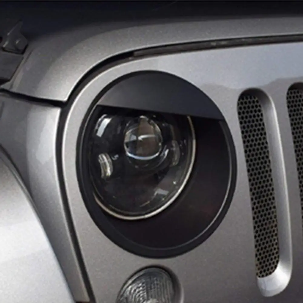 Автомобильные фары пластиковый абажур Птица Туман абажур для Jeep Wrangler Автомобильная фара Объектив стекло лампа