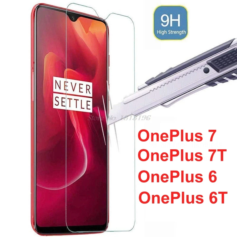 Закаленное стекло для OnePlus 7 T оригинальная 9H защитная стеклянная пленка