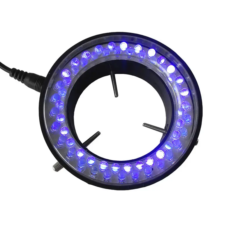 

1x DC12V Microscope Lights 60-LED Ring Lamps Purple UV Light 6400K Replacement