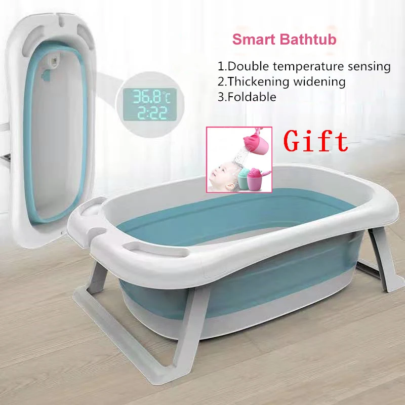 Free Shipping Baby Bathtub Portable Bath Tub Sit Lie Newborn Baby Folding Tub Home Children's Bath Barrel Temperature Bathtub Free Shipping Baby Bathtub Portable Bath Tub Sit Lie Newborn Baby Folding Tub Home Children's Bath Barrel Temperature Bathtub